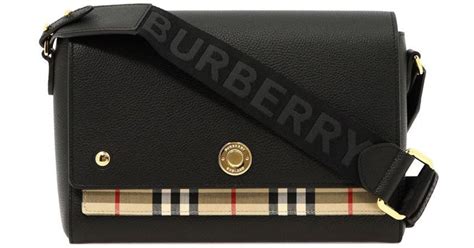 Burberry note bag black